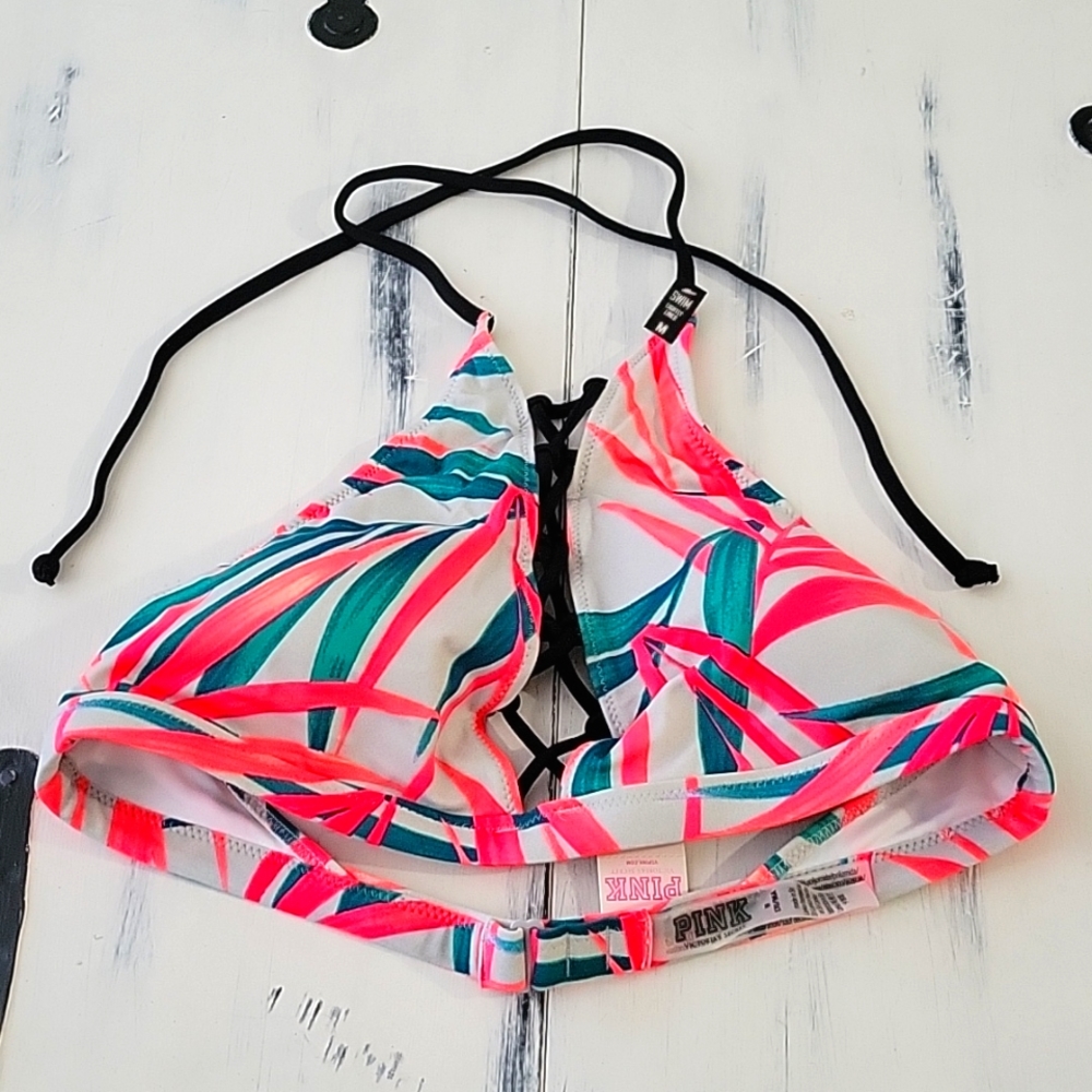 Pink swim top, size Medium